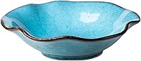 SYXUPUMI 8" Lotus Leaf Ceramic Fruit Bowl - Handmade Decorative Key Holder for Kitchen Counter, Entryway & Modern Home Decor