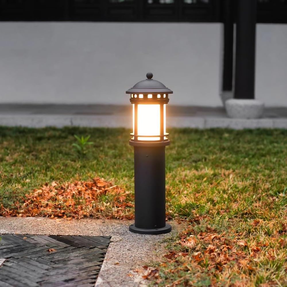 Nowoczesna lampa słupkowa