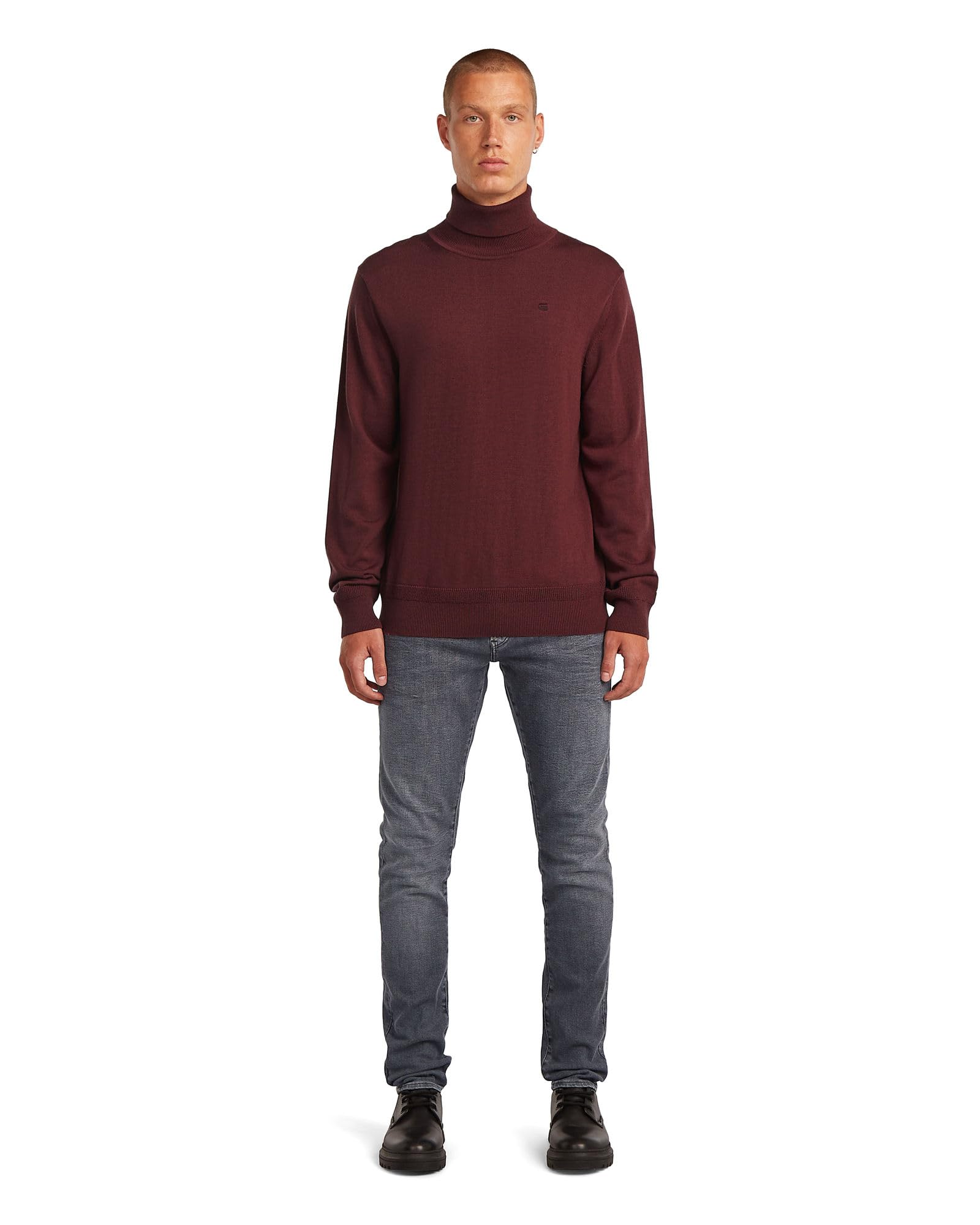 G-STAR Premium Core Turtle Knit, Czerwony (Port Red D27706-b692-4608), M