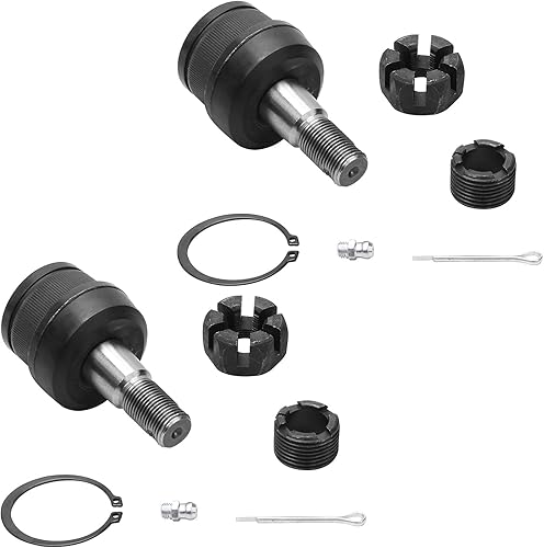 Miniatura 247 de Detroit Axle - Kit de brazos de control de extremo delantero RWD para Dodge Ram 03-06 2500 3500, 2 brazos de control superior con rótula 2 varillas