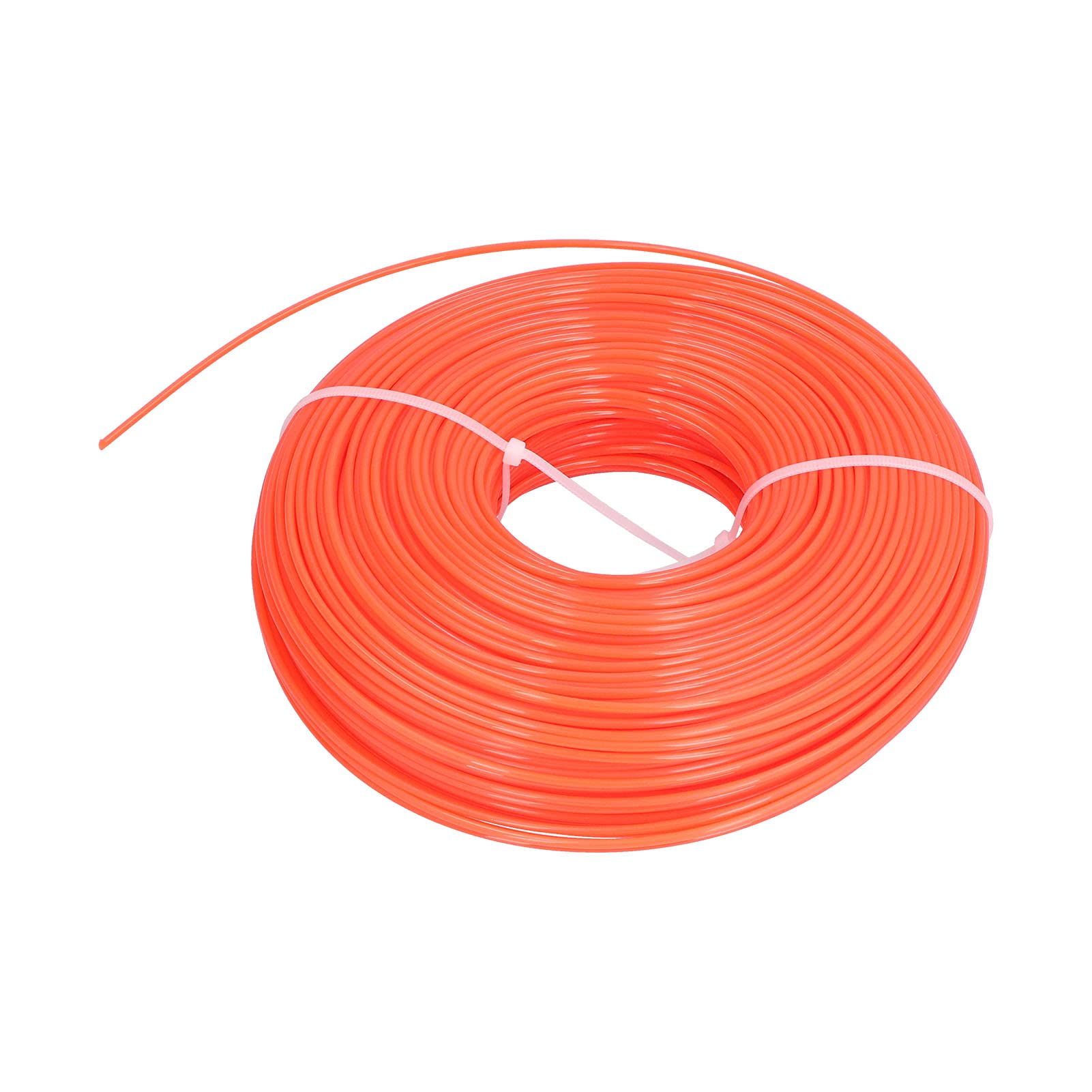 Cavo per decespugliatore da 120 m Linea da 2,4 mm in nylon tondo per decespugliatore Tosaerba da giardino domestico ad alte prestazioni di taglio Arancione