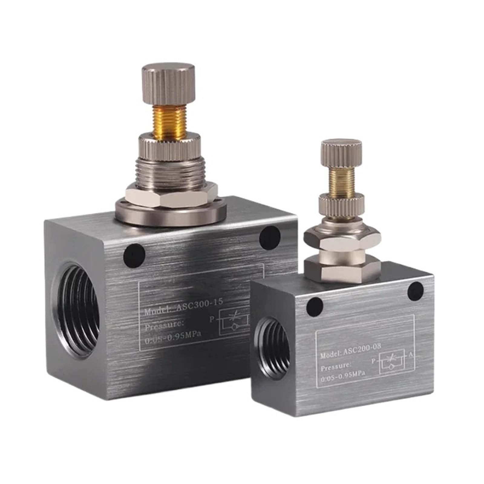 Contrôle de vitesse pneumatique de précision via valve ASC100-06
