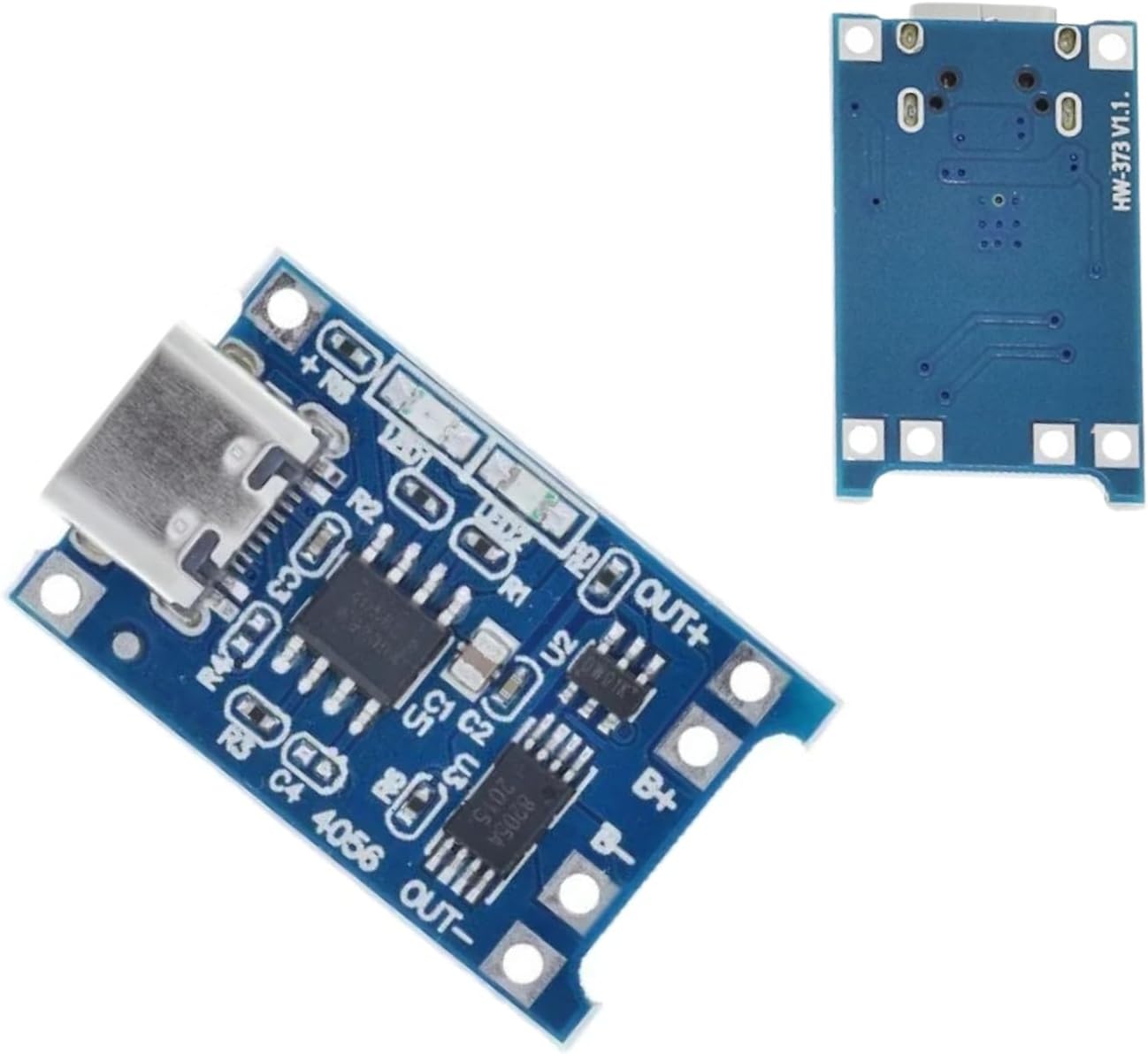 1Pcs TP4056 C-Type 18650 Lithium-ion Battery Charging Module Inbuilt BMS and Battery Indicator