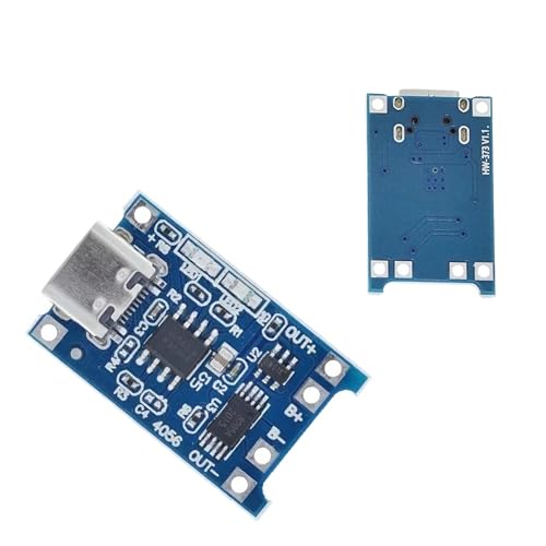 UNIVERSAL HUB 1Pcs TP4056 C-Type 18650 Lithium-ion Battery Charging Module Inbuilt BMS and Battery Indicator