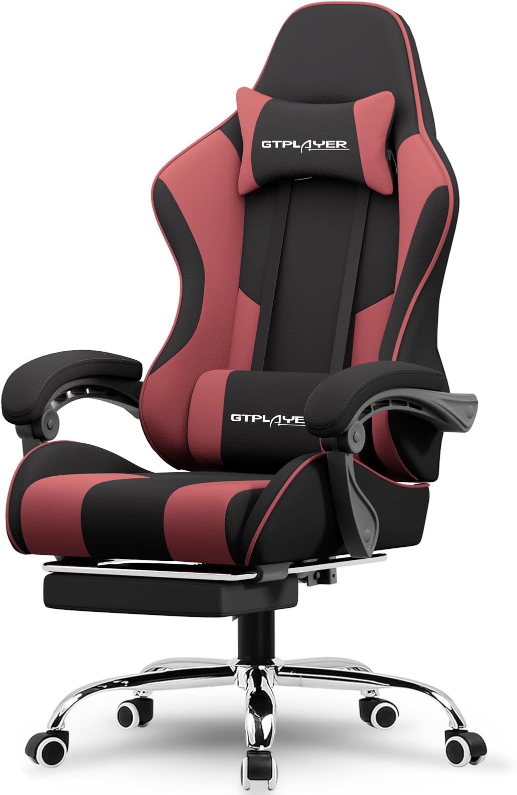 LUCKRACER Gaming Chair for Adults, High Back Computer Office Chair, Red