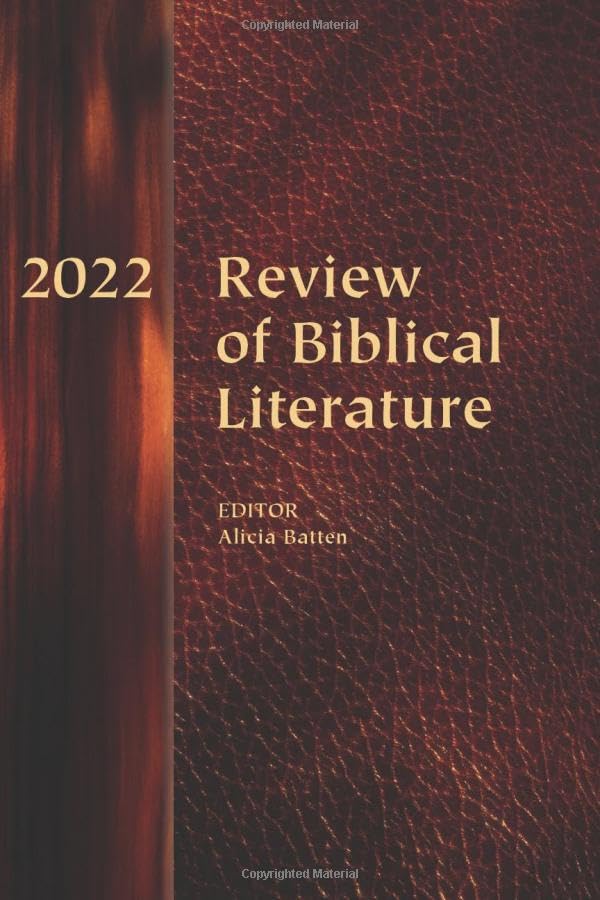 Review of Biblical Literature, 2022