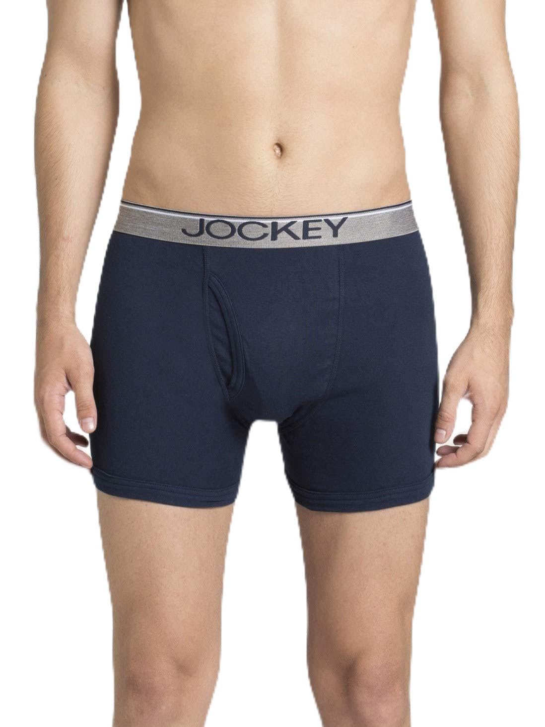 Men's Boxer Contour Brief (8009-02_Navy_L)