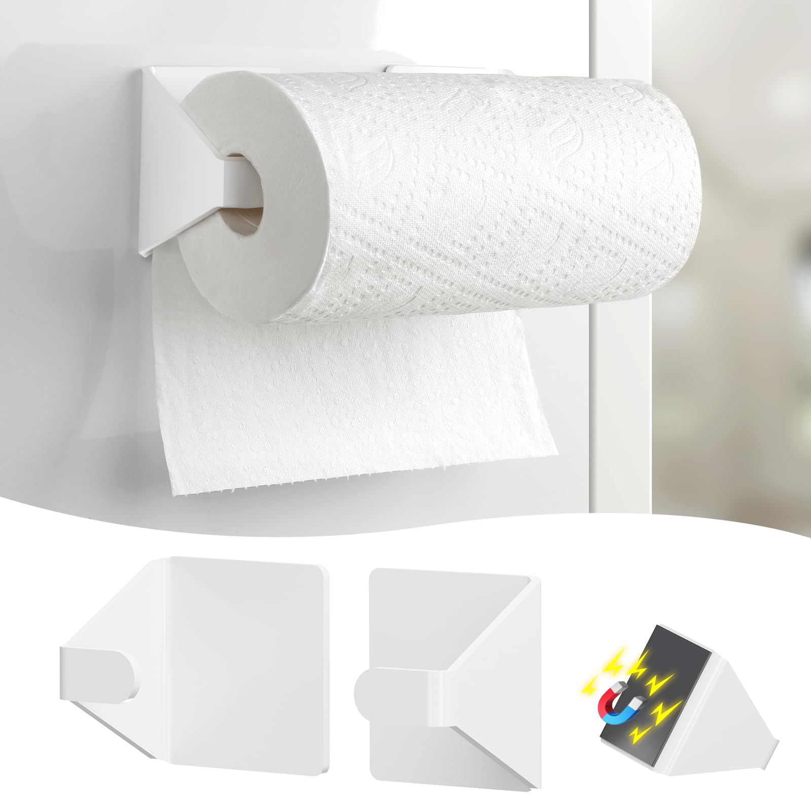 Amazon｜Toski キッチンペーパーホルダー マグネット 片手で切れる