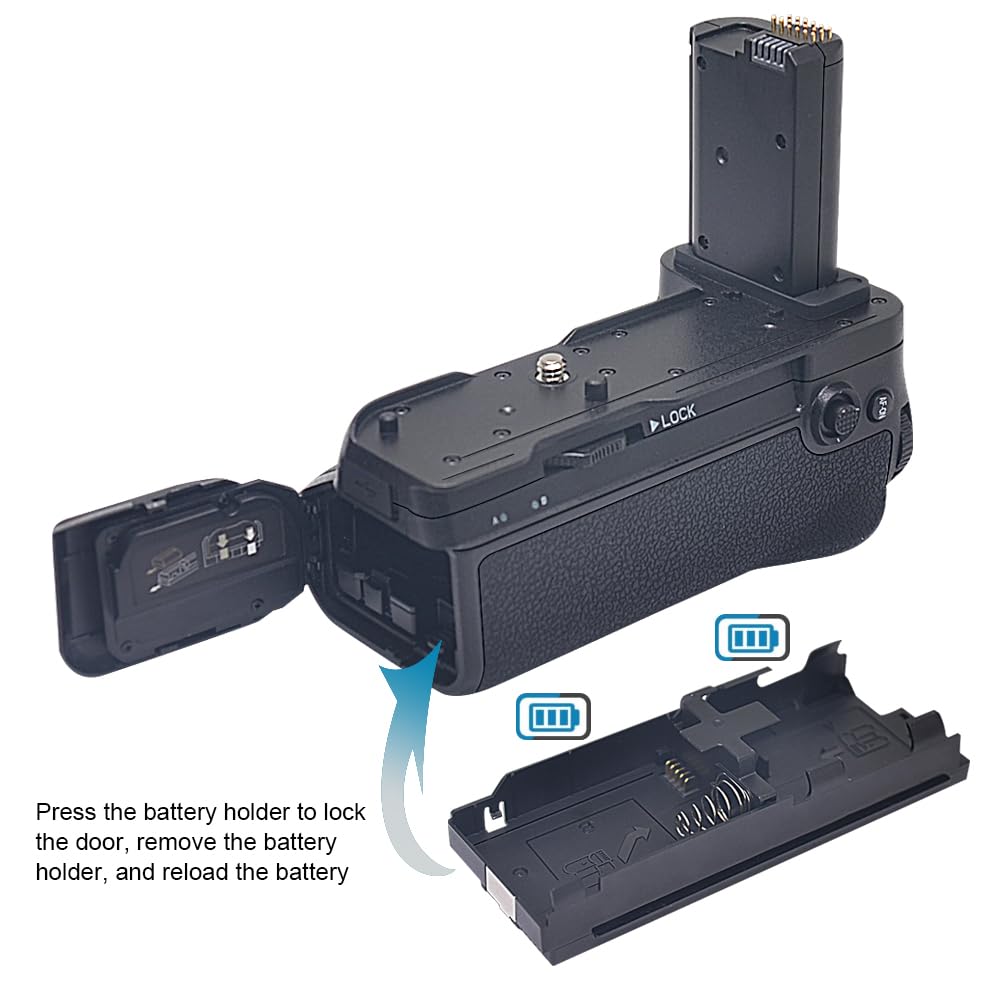 Mcoplus MB-N12 Batteriegriff für Nikon Z8 Kamera Ersatz für Nikon MB-N12 Batteriehalter für bis zu Zwei EN-EL15C Akku