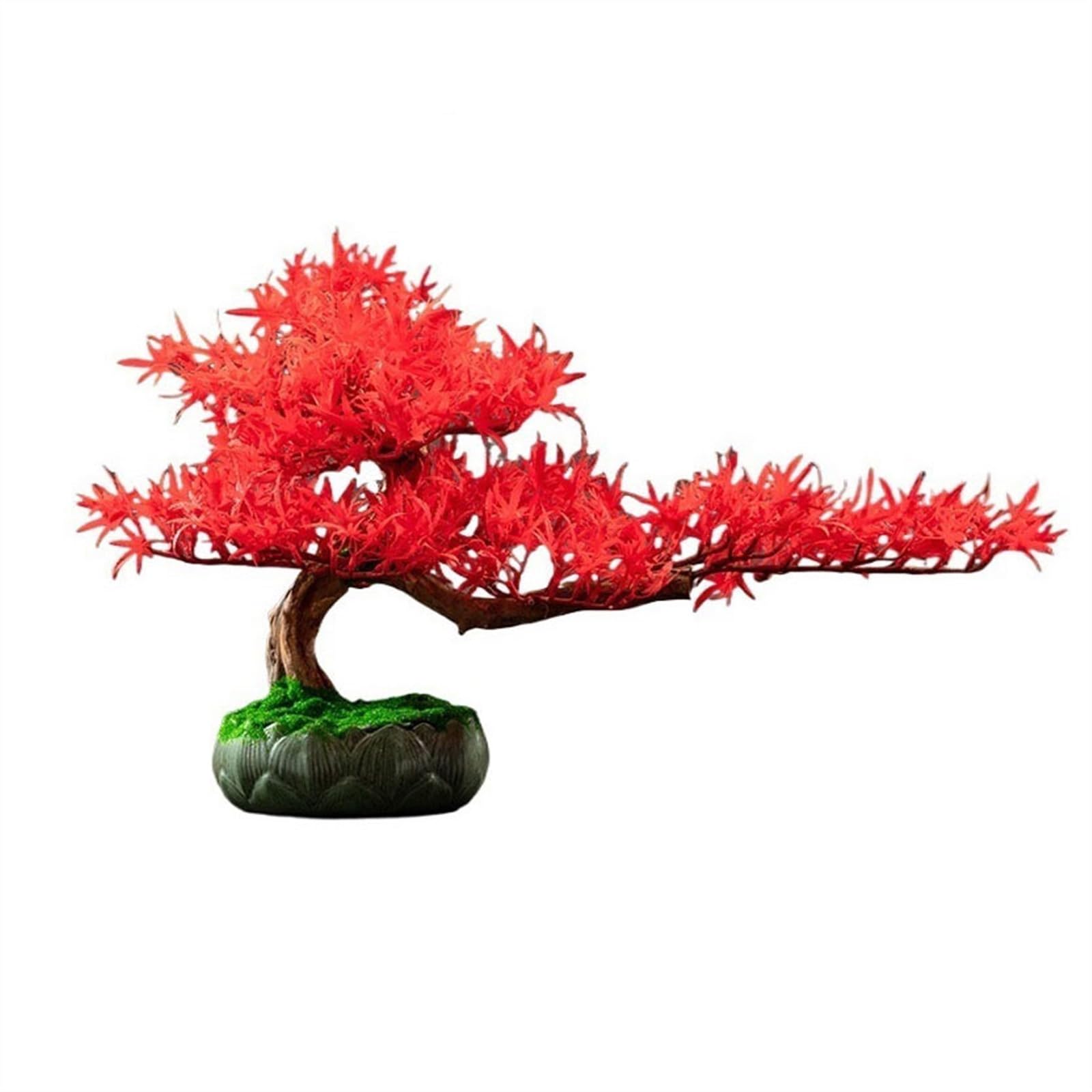 Fake Plant Fake Green Plants Living Room Entrance Desktop Simulation Tree Chinese Feng Shui Decoration Hotel Bonsai Ornaments