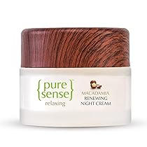 PureSense Macadamia Renewing Night Cream, Sulphate & Paraben Free, Renews Skin, Moistures Skin, 50 ml