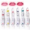 Yavoluy #01 Flower Jelly Lipstick, Lipstick, Popular, Transparent, Flowers, Lip Balm, Cute, Moisturizing, Glossy, 3D Feeling, Everyday Commuting, Makeup