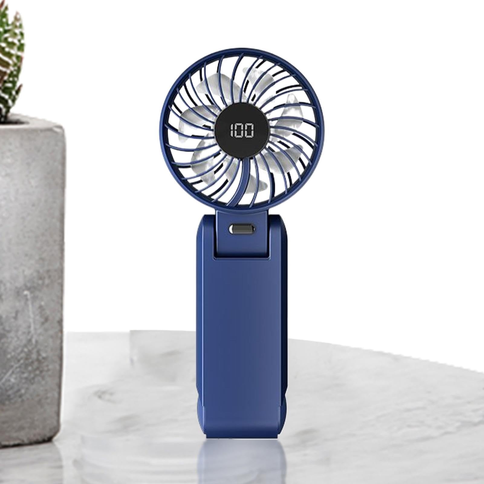 Ventilateur portable à main pliable pour calmer la chaleur au bureau en été