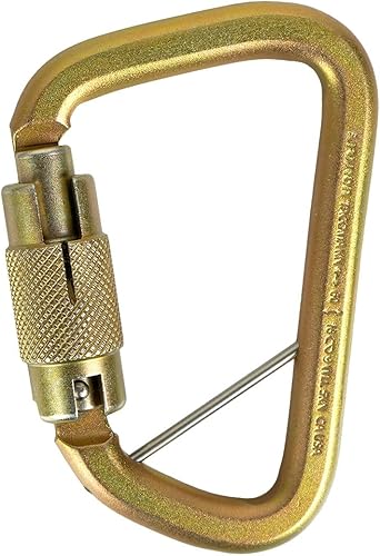 Miniatura 2 de Fusion Climb Tacoma, cerradura triple de acero con mosquetón en forma de D modificado con nariz de llave (FP-9005-TPKHS-BLK)