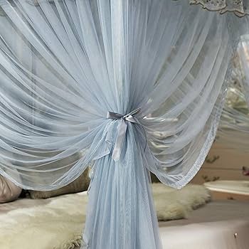 Premium Grey Bed Canopy - Princess Mosquito Net Jamaica