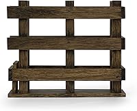 Vista 6 de Consdan Servilletero de madera, adecuado para cocina, restaurante, bar, oficina, fiestas, decoración del hogar (roble antiguo)