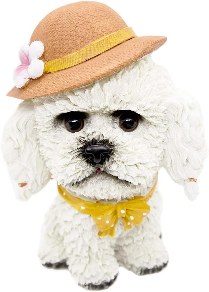 GeekGoodiesCreative Cute Puppy Dog Piggy Bank Money Coin Box Home Decoration Showpiece - Orange Cap
