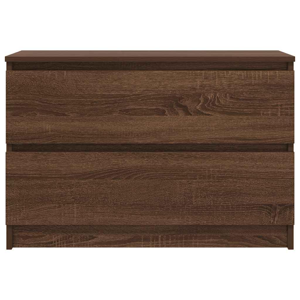 Stojak na telewizor w stylu vintage, rustykalna drewniana konsola telewizyjna z szufladami, 40 x 35 x 54 cm, stylowy stół do przechowywania multimediów, trwałe meble MDF do salonu