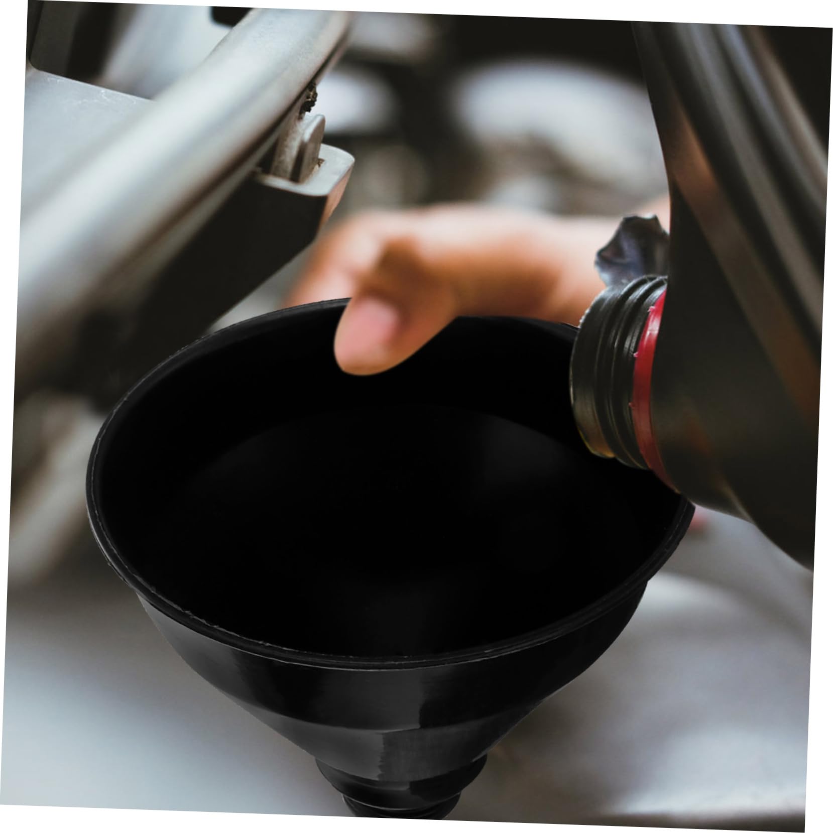 3pezzi Imbuto Multifunzionale Plastica Per Carburante Facile Da Installare Design Con Apertura Ampia Per Versamenti Precisi Per Professionisti e Fai Te Resistente e Duraturo Per