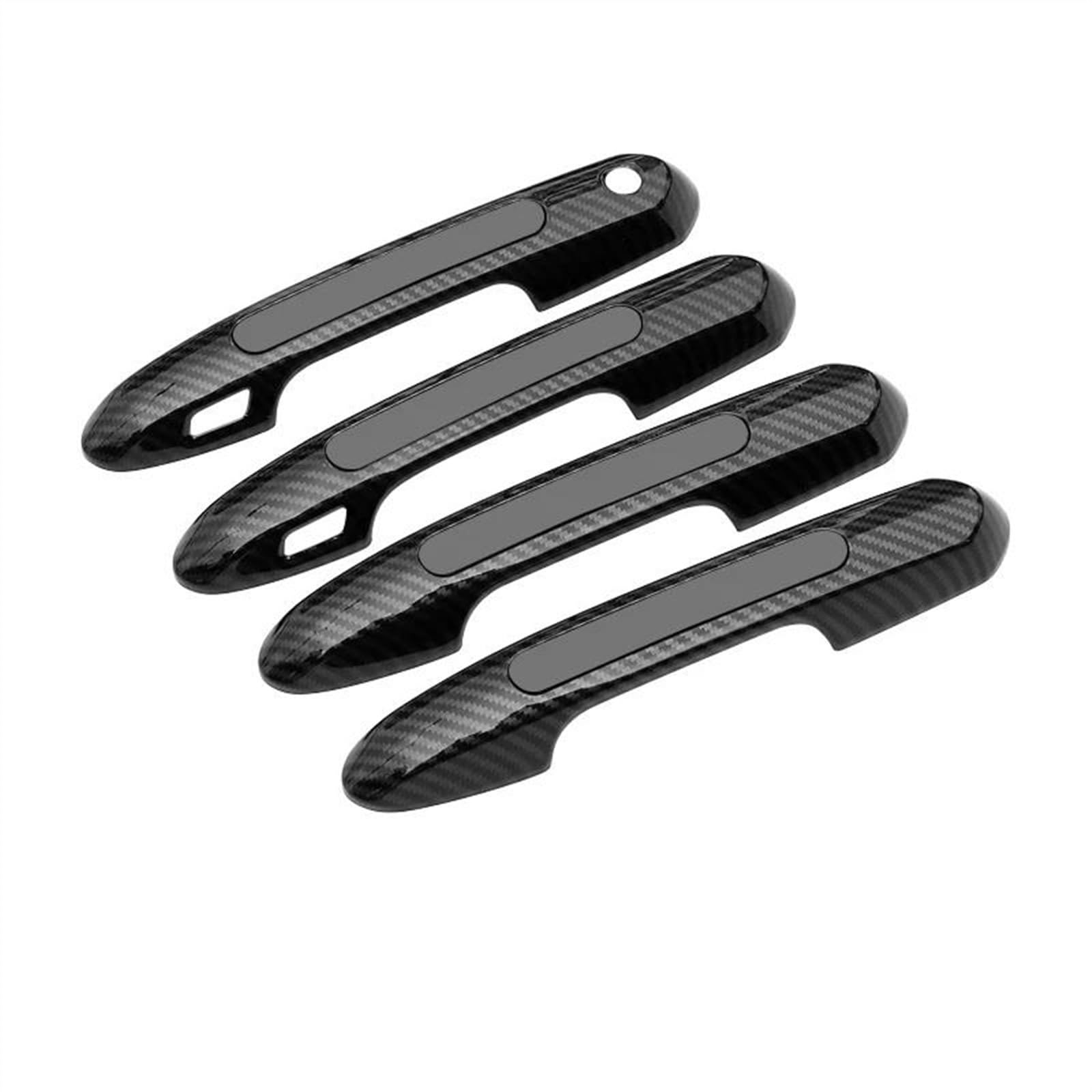 SLIMES Hybrid Car Door Handle Bowl Cover for Toyota RAV4 2019 202-2023 RAV 4 XA50 Protection Decoration Accessories Protection(Carbon T1)