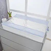 Trocador De Cômoda Anatômica Para Bebê Coleção Pérola Luxo - Azul Bebê