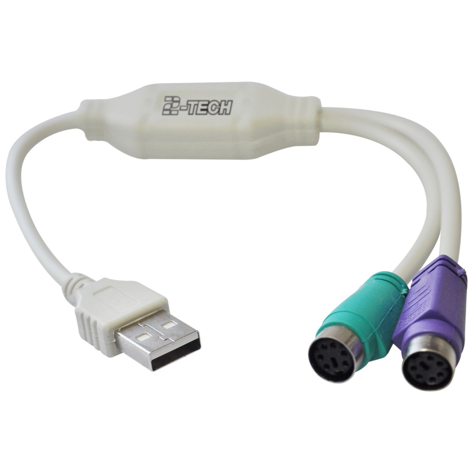 MECCANIXITY Cavo Di Prolunga PS/2 Maschio-Femmina 0,5 M | Per Mouse E Tastiera PC, Connettori Placcati Nichel - 2
