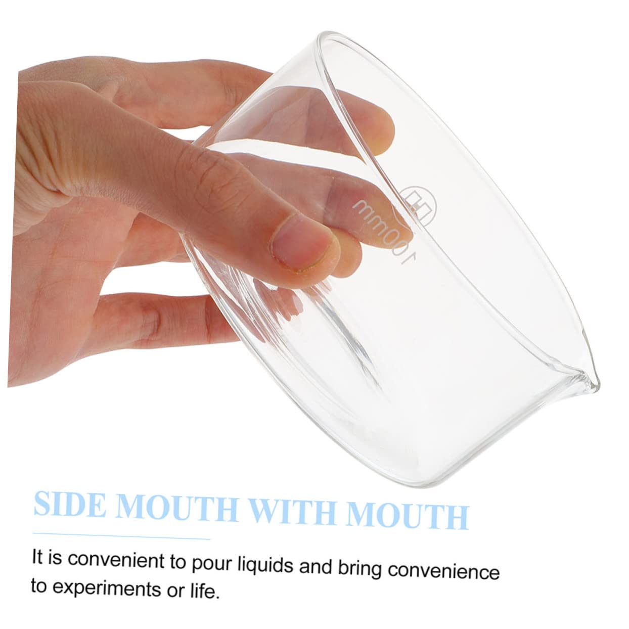 Gatuida 3pcs Laboratory Glass Crystallizing Dish Spout Flat Bottom Evaporation Container for Experiment Supply High Transparency Glassware for Chemistry and Science