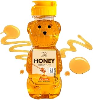ChocZero Sugar Free Honey, 1:1 Natural Honey Equivalent, Same Sweetness and Consistency as Raw Honey, Keto Friendly, Vegan (1 Jar, 10.5oz)