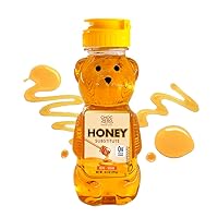 Vista 1 de ChocZero Sustituto de miel sin azúcar, equivalente a miel natural 1:1, apto para dieta keto y vegana, botella de 10.5 onzas