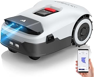 Robot Lawnmower NO Wire - 3600m², Full Band RTK+4-Eye Vision Robotic Lawn Mower, Automatic Mapping, 30 Multi-zone Management, Accurate Obstacle Avoidance, Intelligent Anti-Theft, APP Control