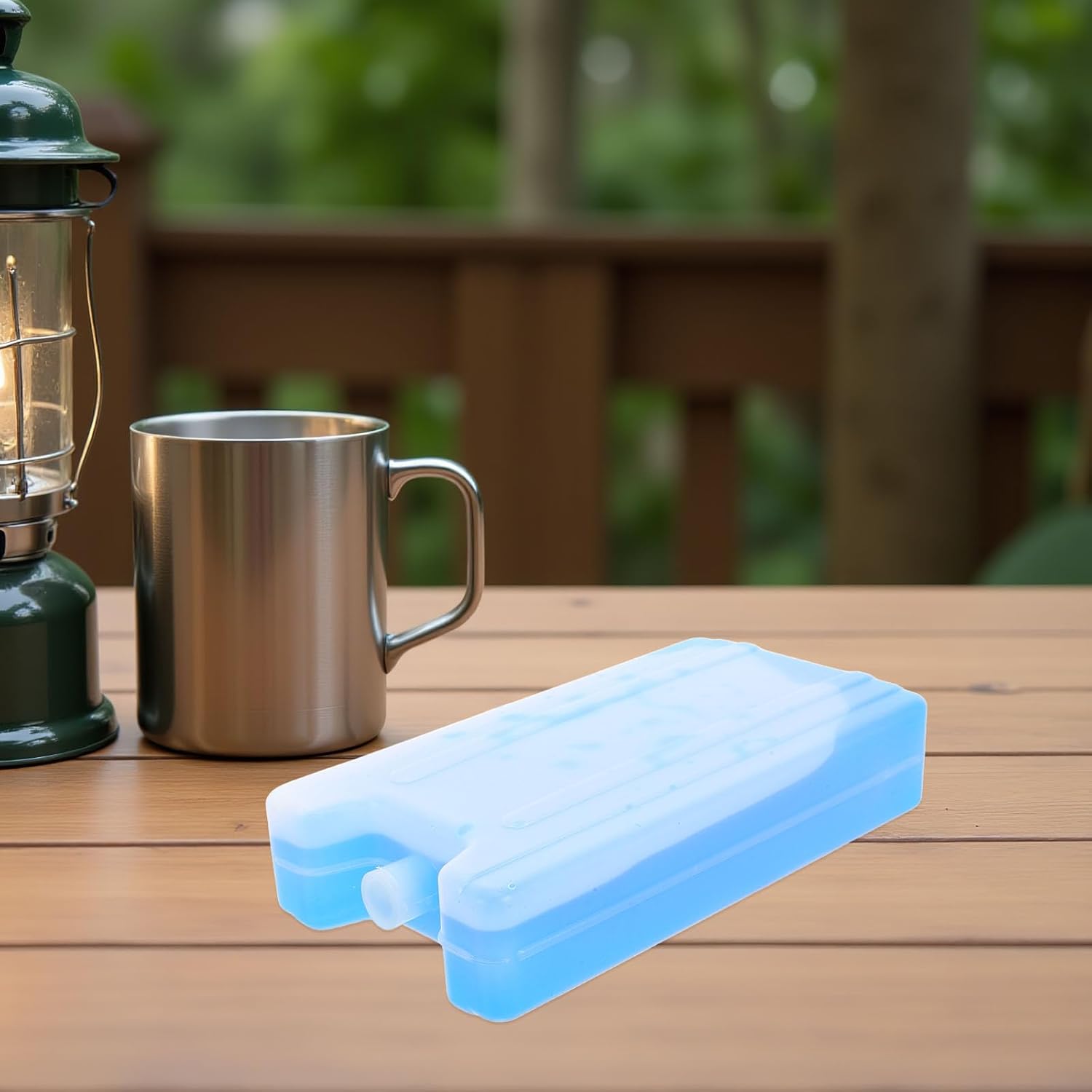 NUOBESTY 4pcs Cooling Fan Ice Packs - Reusable Pre-Filled Air Cooler Ice Boxes - 400ml Continuous Packs for Lunch Box Camping Food Preservation