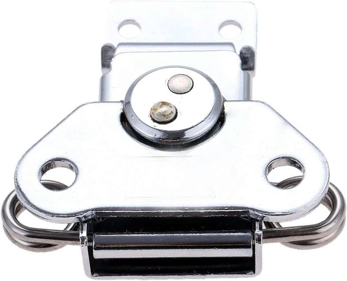Retro Hasp Lock Buckle Hook Eye Latch,Stainless Steel Butterfly Lock Air Box Toggle Latch Clamp Wooden Box ToolRotary Lock 60 * 72mm Latch