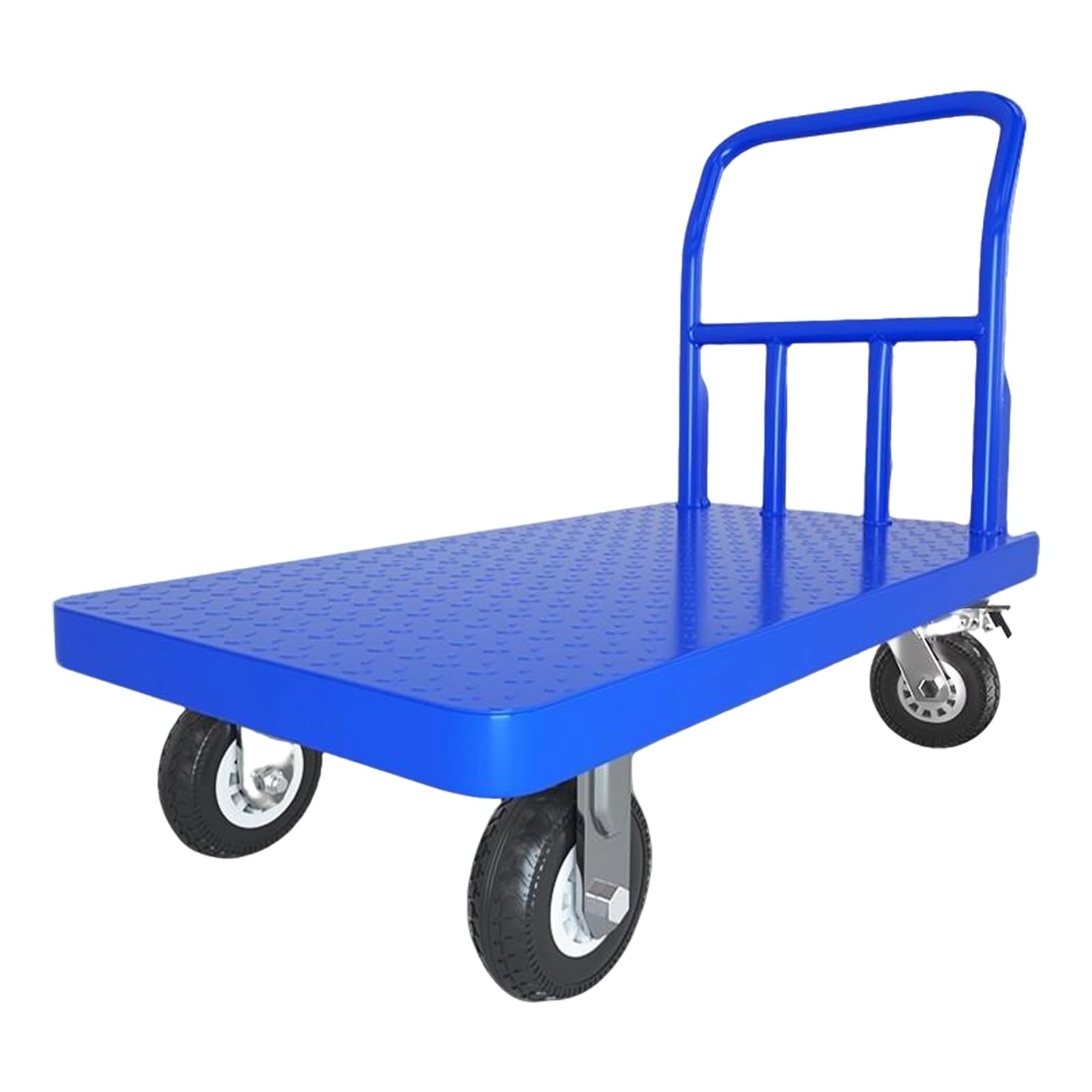Wytrzymały stalowy wózek transportowy, składany, do płynnego transportu, idealny do garażu, warsztatu i domu, 63 x 105 x 88 cm