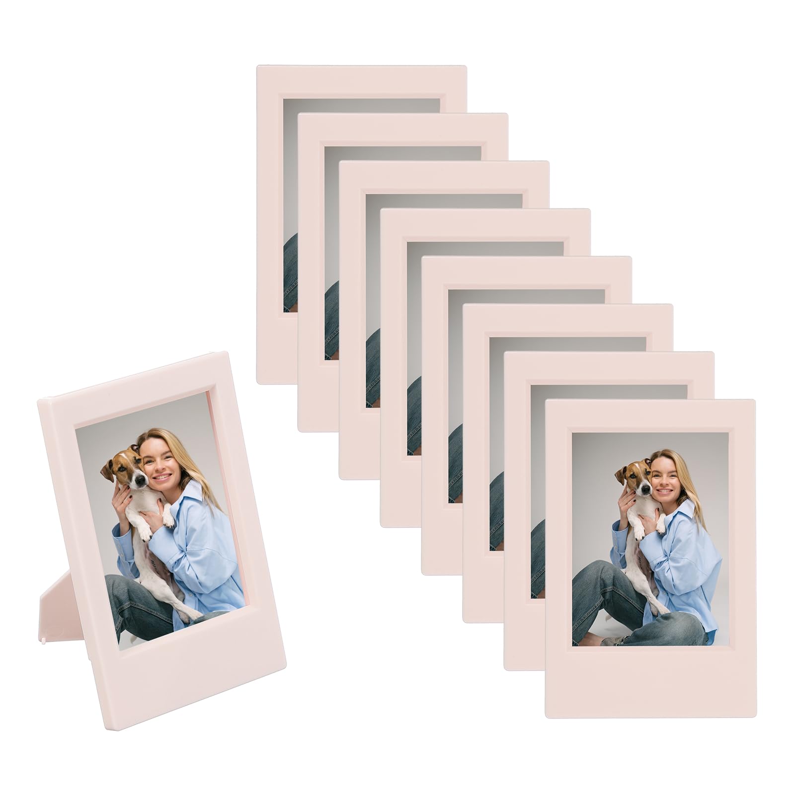 Mini cadre photo rose 6 x 9 cm de table pour trier vos images