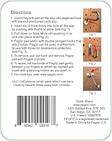 Vista 7 de Pegboard Peg Locks 50PCS (1/8 inch, Black)