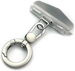 TENOC Metal Phone Tether, Universal Cellphone Lanyard Pad with 360 Rotation Spring Ring Price In India