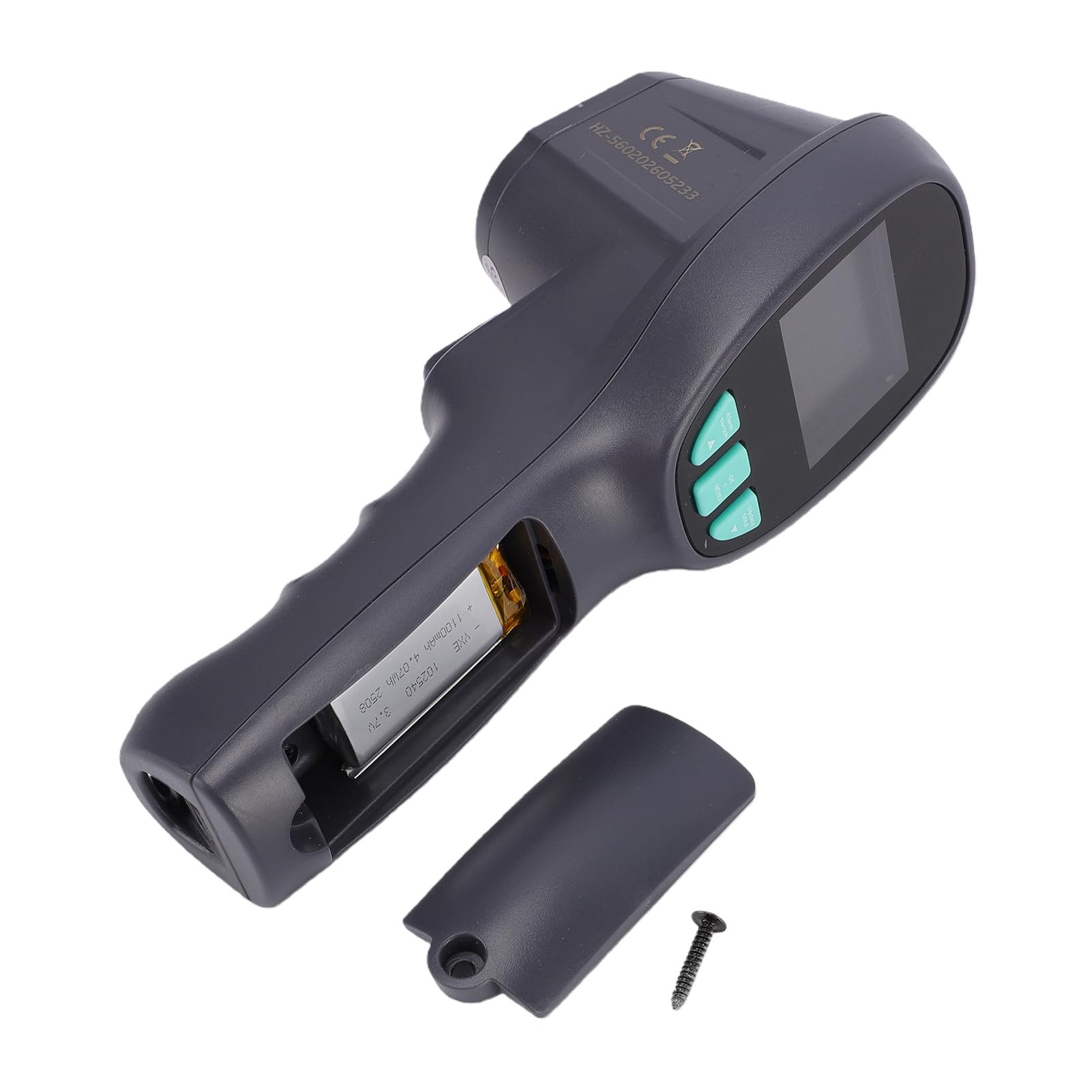Eacam Detector HCHO TVOC Portátil con Sensor Electroquímico, Monitor de Calidad del Aire Resolución 0,001 MG/m³, Probador Recargable, Almacenamiento de Datos en Forma Tabla,