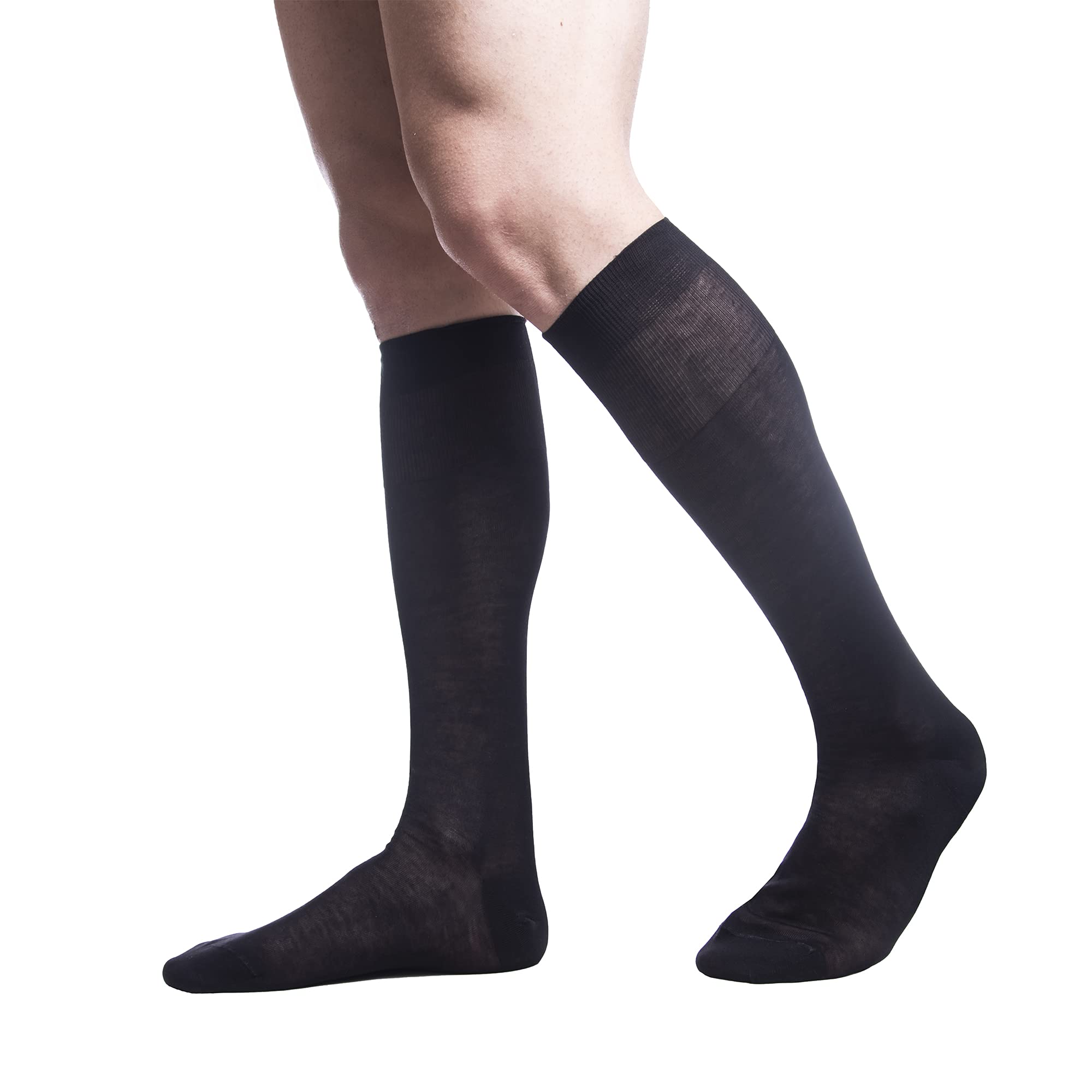 PETTI Artigiani Italiani - Calzini, Calze Uomo, Calzino Uomo, Calze Lunghe e Corte Uomo, 6 Paia Calze Uomo Filo di Scozia, 100% Made in Italy