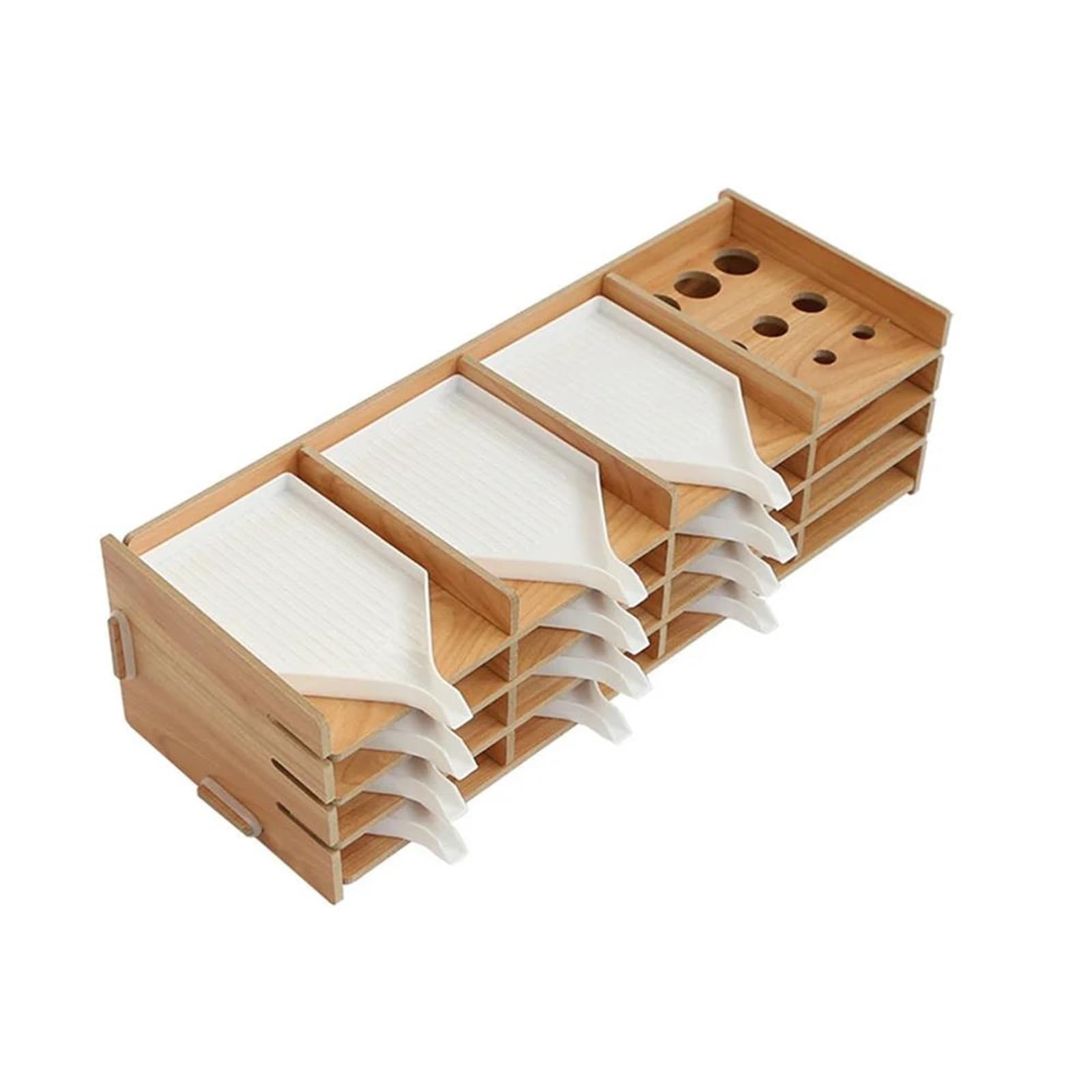 NizerDIY - Portagioie multistrato, in legno, per perline fai da te e accessori per bricolage (peB)