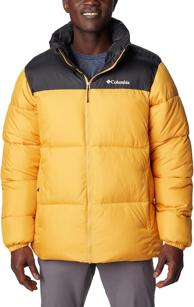 Amazon.com: Columbia Men's Puffect II Jacket, Raw Honey/Shark, XX