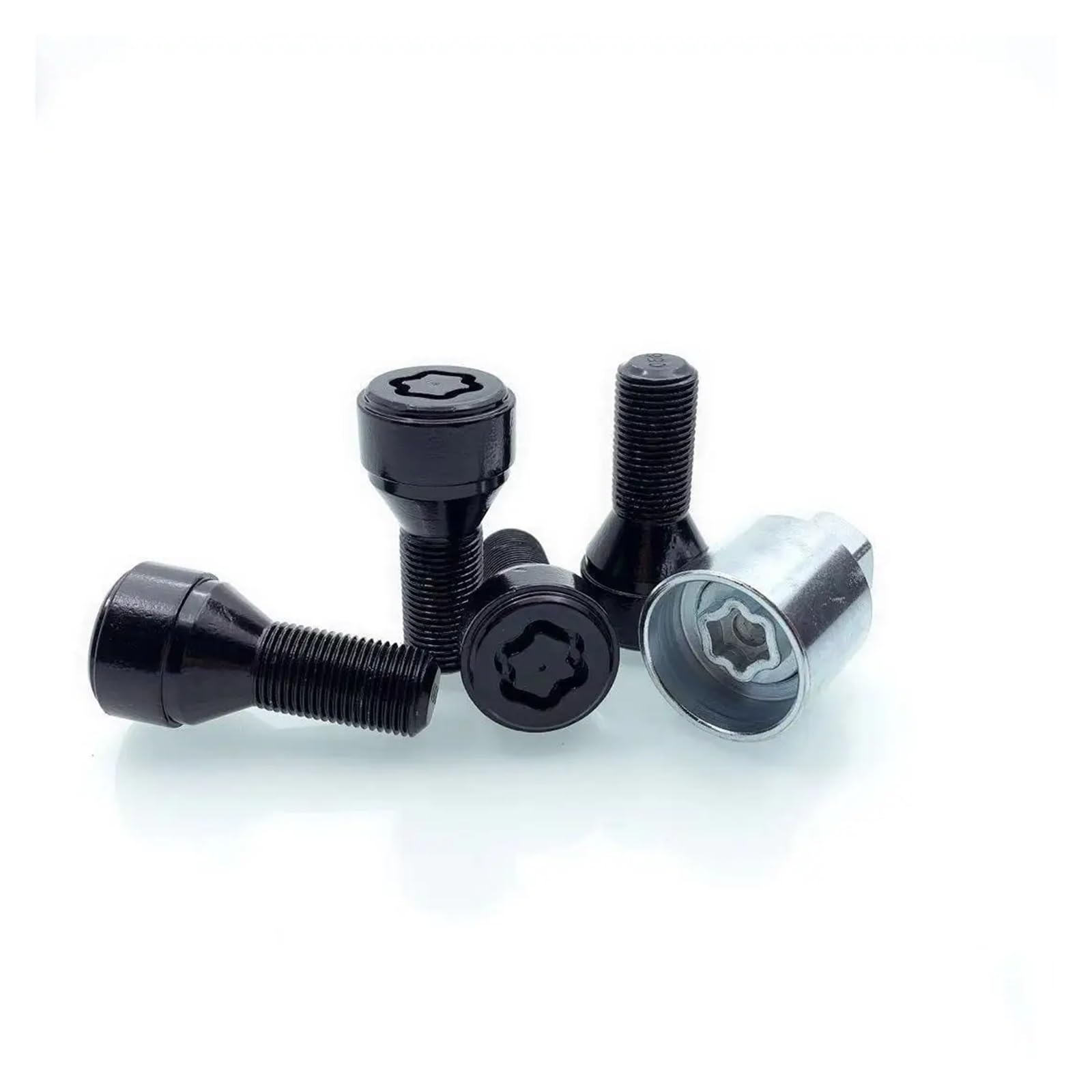 4 * M14x1.25 1 Bullone di bloccaggio Ruota Viti antifurto for Pneumatici Dado for 36136792851