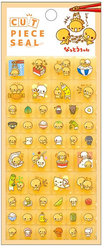 Amazon | クラックス カット ピースシール なっとうちゃん 127446