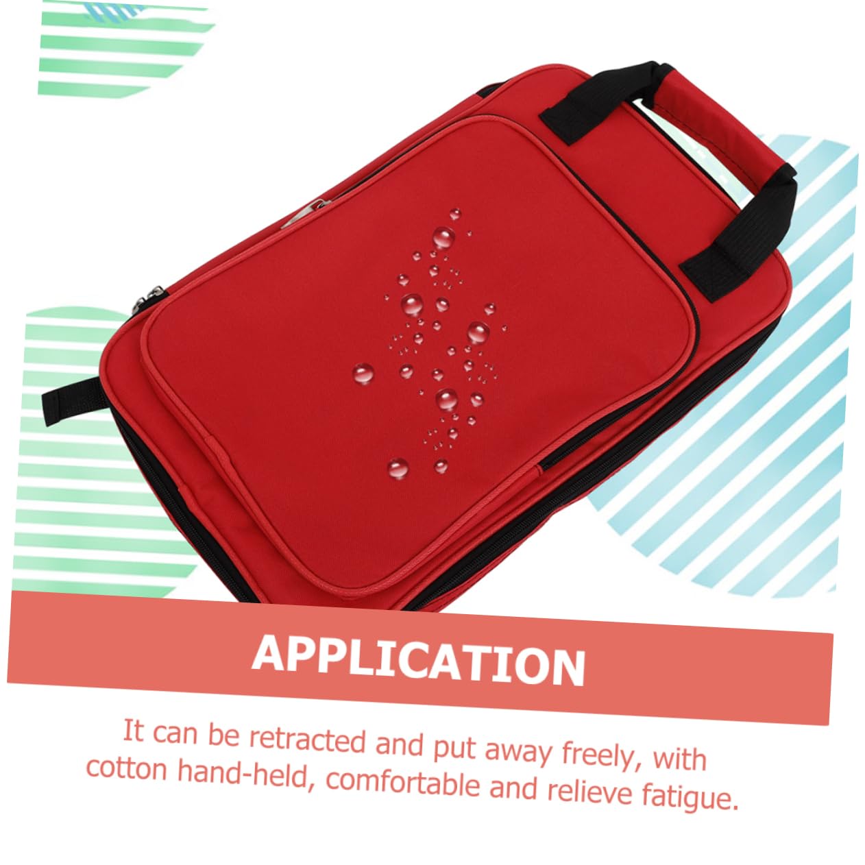 Vaguelly Borsa per Bacchette di Batteria Custodia Porta Bacchette Accessorio per Batteria Design Semplice di Piccole Dimensioni e Leggero Facile da Trasportare
