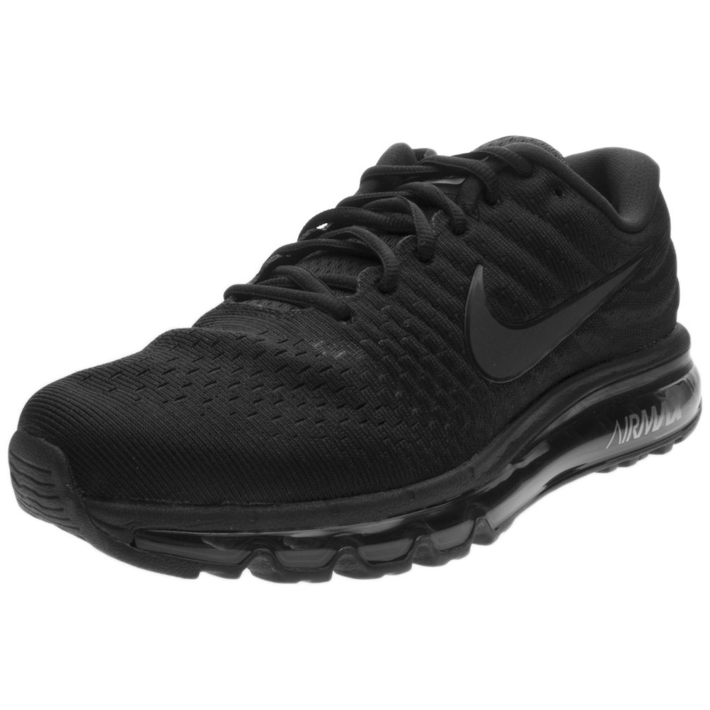 nike air max black 2017 black running shoes
