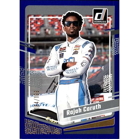 2024 Donruss Racing Blue #32 Rajah Caruth Wendell Scott Foundation/Alpha Prime Racing/Chevrolet...
