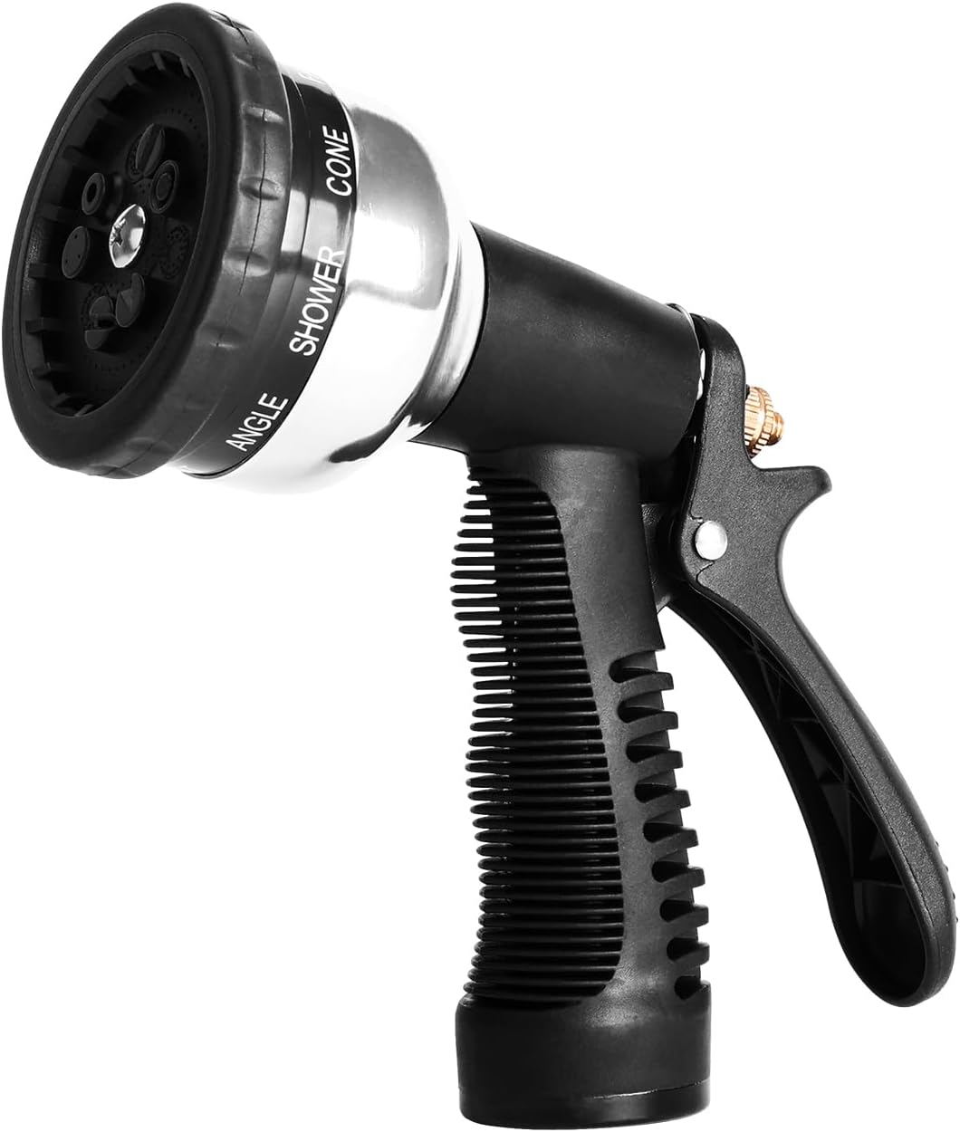 Hose Sprayer Nozzle Sets, Heavy-Duty Adjustable Twist Hose Nozzle and High Pressure Sweeper Nozzle for 3/4” connector