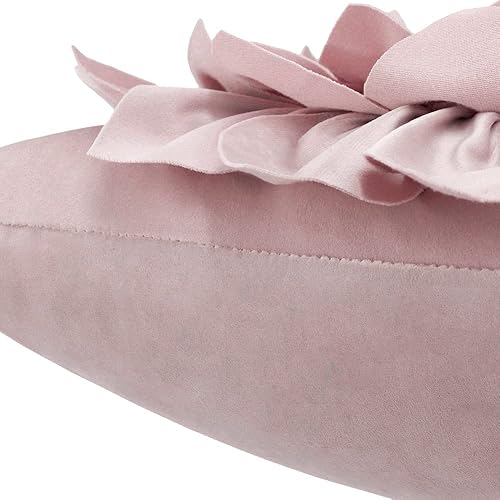 Miniatura 6 de Fundas de almohada hechas a mano con flores 3D, fundas de cojín decorativas, fundas de almohada de terciopelo suave, para cama, sala de estar,