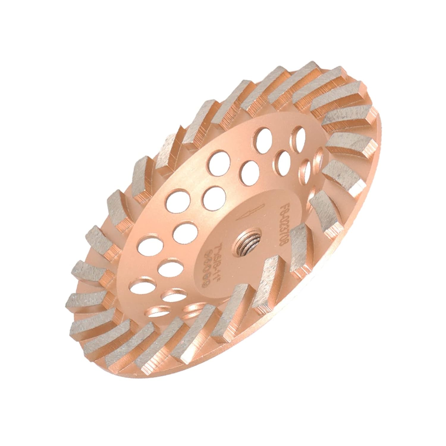 7 in Diamond Cup Grinding Wheel Concrete Grinding Wheel 24 Turbo 5/8 In-11 Rod Durable Apply for Concrete Granite Marble and Angle Grinder