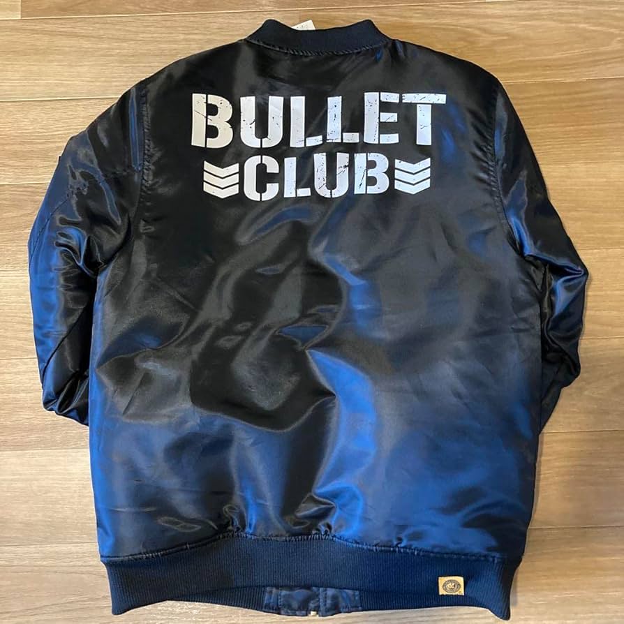 BULLET CLUB MA-1ジャケット ブラック Amazon.co.jp: ハリウッドザコシショウ/HOLLYWOOD CLUB MA-1