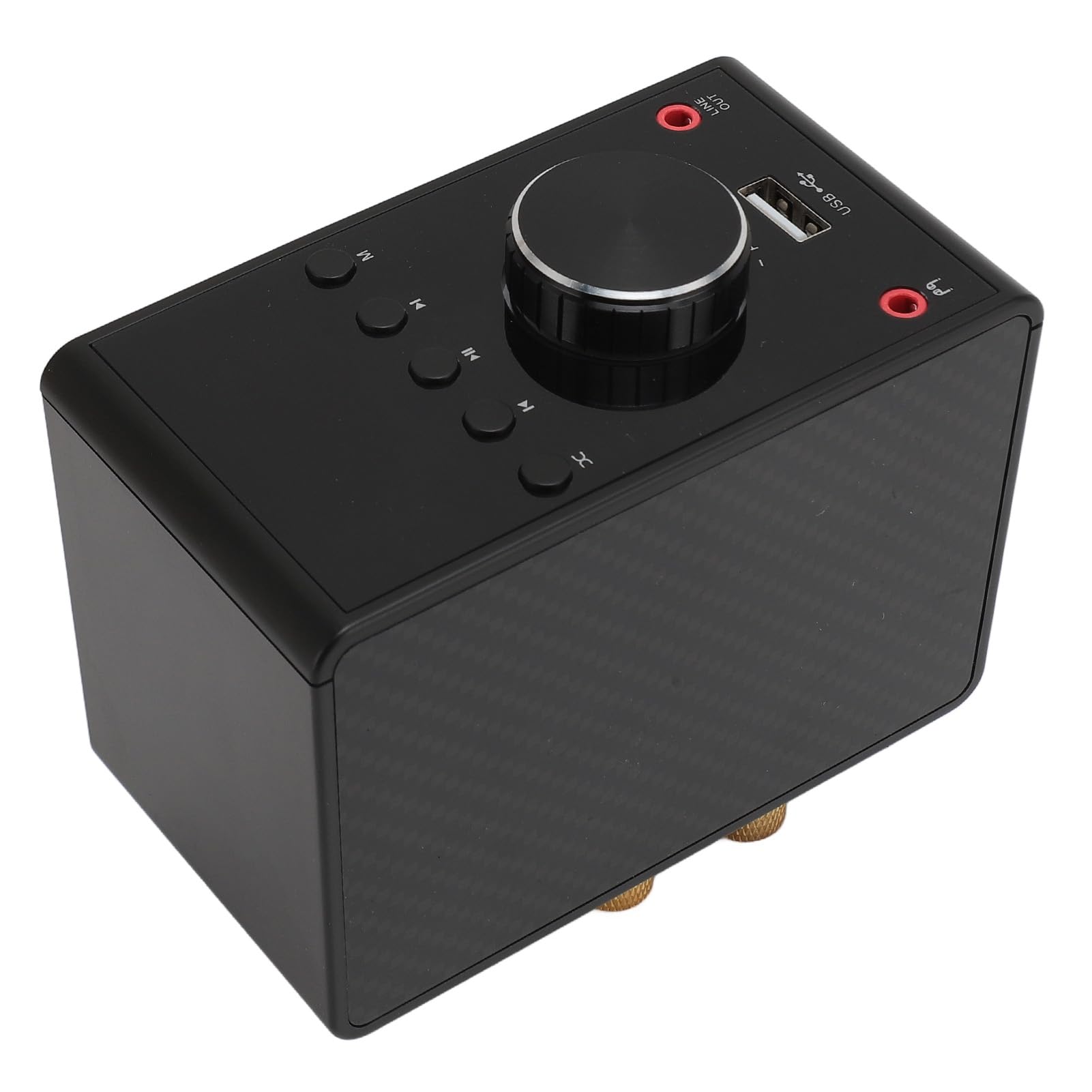 Annadue Bluetooth 5.0 Dźwięk Stereofoniczny Wzmacniacz Cyfrowy do (BLACK)